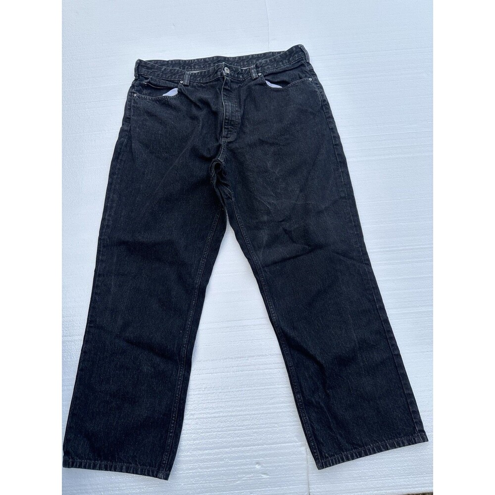 Duluth Trading Men’s Black Straight Leg Jeans Sz 40x30